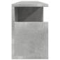 Preview: Wandschrank 100x20x30 cm Betongrau Holzwerkstoff
