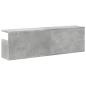 Preview: Wandschrank 100x20x30 cm Betongrau Holzwerkstoff