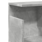 Preview: Wandschrank 100x20x30 cm Betongrau Holzwerkstoff
