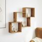 Preview: Wandschrank 78x18x71 cm Altholz-Optik Holzwerkstoff