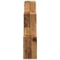 Preview: Wandschrank 78x18x71 cm Altholz-Optik Holzwerkstoff