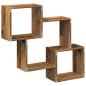 Preview: Wandschrank 78x18x71 cm Altholz-Optik Holzwerkstoff