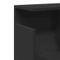 Preview: Wandschrank 80x20x30 cm Schwarz Holzwerkstoff