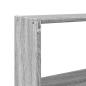 Preview: Wandschrank 158x18x53 cm Grau Sonoma Holzwerkstoff