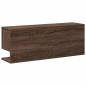 Preview: Wandschrank 80x20x30 cm Eichen-Optik Holzwerkstoff