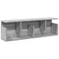 Preview: Wandschrank 100x20x30 cm Grau Sonoma Holzwerkstoff