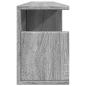 Preview: Wandschrank 100x20x30 cm Grau Sonoma Holzwerkstoff