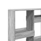 Preview: Bücherregal Grau Sonoma 100x33x135 cm Holzwerkstoff