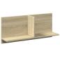Preview: ARDEBO.de - Wandschrank 70x16,5x30 cm Sonoma Eiche Holzwerkstoff