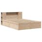 Preview: Massivholzbett ohne Matratze 135x190 cm Kiefernholz