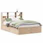 Preview: Massivholzbett ohne Matratze 140x190 cm Kiefernholz