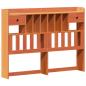 Preview: Massivholzbett ohne Matratze Wachsbraun 140x190 cm Kiefernholz