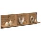 Preview: ARDEBO.de - Wandschrank 100x16,5x30 cm Artisan-Eiche Holzwerkstoff