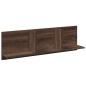Preview: Wandschrank 100x16,5x30 cm Braun Eichen-Optik Holzwerkstoff