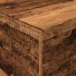 Preview: Couchtisch mit LED-Leuchten Altholz-Optik 90x50x40 cm