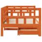 Preview: Tagesbett mit Schubladen ohne Matratze 90x200 cm Massivholz