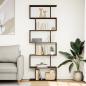 Preview: Raumteiler-Bücherregal 6 Etagen Braun Eichen-Optik 70x24x193 cm