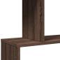 Preview: Raumteiler-Bücherregal 6 Etagen Braun Eichen-Optik 70x24x193 cm