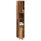 Preview: Badschrank Altholz-Optik 30x30x190 cm Holzwerkstoff