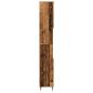 Preview: Badschrank Altholz-Optik 30x30x190 cm Holzwerkstoff