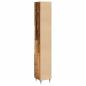 Preview: Badschrank Altholz-Optik 30x30x190 cm Holzwerkstoff