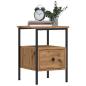 Preview: Nachttische 2 Stk. Artisan-Eiche 34x36x50 cm Holzwerkstoff