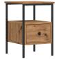 Preview: Nachttische 2 Stk. Artisan-Eiche 34x36x50 cm Holzwerkstoff
