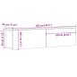 Preview: TV-Wandschrank Altholz-Optik 120x30x30 cm Holzwerkstoff