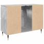 Preview: Badschrank Betongrau 80x33x60 cm Holzwerkstoff