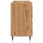 Preview: ARDEBO.de - Badschrank Artisan-Eiche 80x33x60 cm Holzwerkstoff