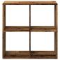 Preview: Raumteiler-Bücherregal Altholz-Optik 69,5x29x69,5 cm
