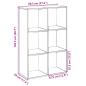 Preview: Raumteiler-Bücherregal Weiß 69,5x29x103,5 cm Holzwerkstoff