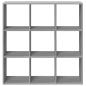 Preview: Raumteiler-Bücherregal Grau Sonoma 102x29x103,5 cm