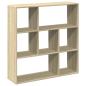 Preview: Raumteiler-Bücherregal Sonoma-Eiche 102x29x103,5 cm