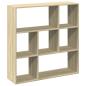Preview: Raumteiler-Bücherregal Sonoma-Eiche 102x29x103,5 cm