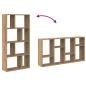 Preview: Bücherregal Artisan-Eiche 60x20x120 cm Holzwerkstoff