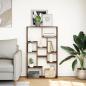 Preview: Bücherregal Braun Eichen-Optik 72x20x120 cm Holzwerkstoff