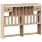 Preview: Massivholzbett mit Regal ohne Matratze 140x190 cm Kiefer