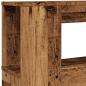 Preview: LED-Kopfteil Altholz-Optik 200x18,5x103,5 cm Holzwerkstoff