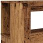 Preview: LED-Kopfteil Altholz-Optik 180x18,5x103,5 cm Holzwerkstoff
