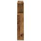Preview: LED-Kopfteil Altholz-Optik 120x18,5x103,5 cm Holzwerkstoff
