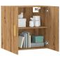 Preview: ARDEBO.de - Wandschrank Artisan-Eiche 60x31x60 cm Holzwerkstoff