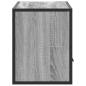 Preview: TV-Schrank Grau Sonoma 80x31x39,5 cm Holzwerkstoff und Metall