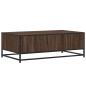 Preview: Couchtisch Braun Eichen-Optik 100x57x35 cm Holzwerkstoff Metall