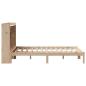 Preview: Massivholzbett mit Regal ohne Matratze 135x190 cm Kiefernholz