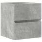 Preview: Waschbeckenunterschrank Betongrau 41x38,5x45 cm Holzwerkstoff