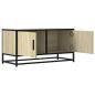 Preview: TV-Schrank Sonoma-Eiche 80x34,5x40 cm Holzwerkstoff und Metall