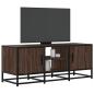 Preview: ARDEBO.de - TV-Schrank Eichen-Optik 100x35x41 cm Holzwerkstoff und Metall