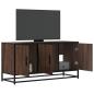 Preview: ARDEBO.de - TV-Schrank Braun Eichen-Optik 100x35x50 cm Holzwerkstoff