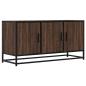 Preview: TV-Schrank Braun Eichen-Optik 100x35x50 cm Holzwerkstoff